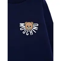 Hanorace pentru Baieti - Hanorace Moschino Hoodless Sweatshirt With Logo BLUE Baieti (BM 18712039) - B-mall.ro