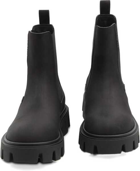 Ghete Moncler Chelsea Peak City Boots In Nubuck. BLACK Barbati (BM 18712111) 3