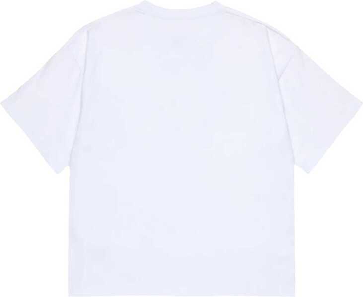 Tricouri MM6 Maison Margiela Smile Logo T-Shirt WHITE Baieti (BM 18712180) 2