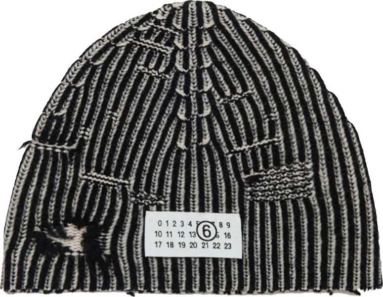 Caciuli MM6 Maison Margiela Beanie Hat With Logo MULTICOLOUR Baieti (BM 18712198) 1