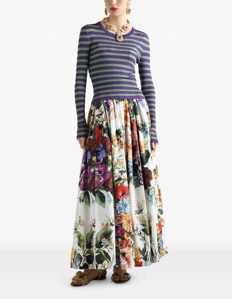 Fuste casual Dolce & Gabbana Flower Bouquet Print Skirt MULTICOLOUR Femei (BM 18712216) 2