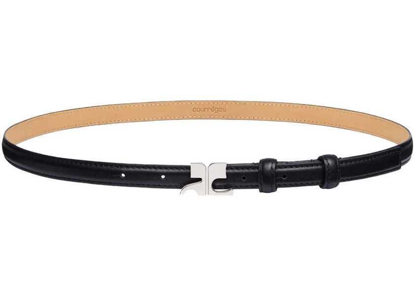 Curele COURRGES Leather Ac Belt BLACK Femei (BM 18712225) 3