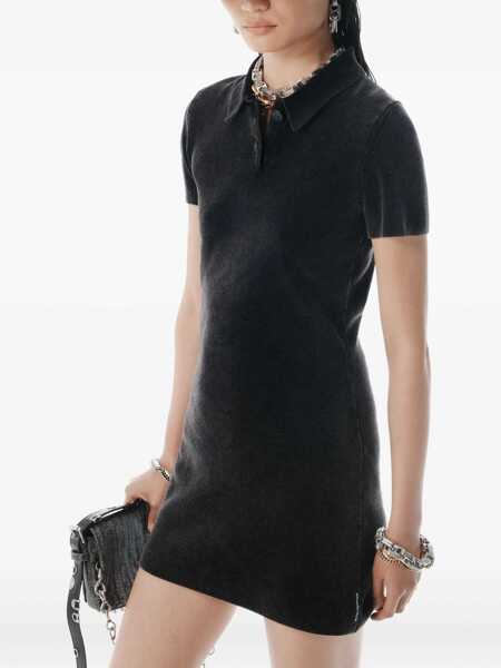 Tricouri Polo Alexander Wang Mini Dress With Polo Collar CHARCOAL Femei (BM 18712240) 4