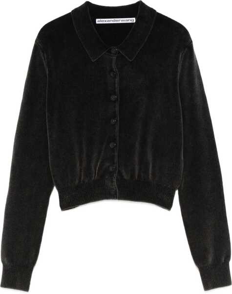Cardigane Alexander Wang Cardigan With Collar CHARCOAL Femei (BM 18712267) 1