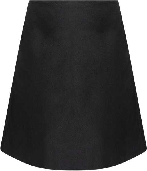 Fuste casual Alexander McQueen Flared Midi Skirt BLACK Femei (BM 18712366) 1