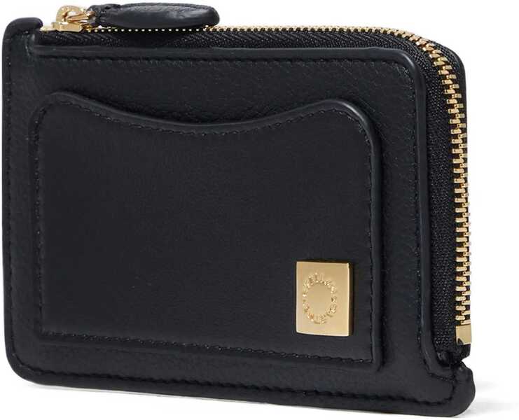 Portofele Stella McCartney Ryder Zippered Wallet BLACK Femei (BM 18712378) 3