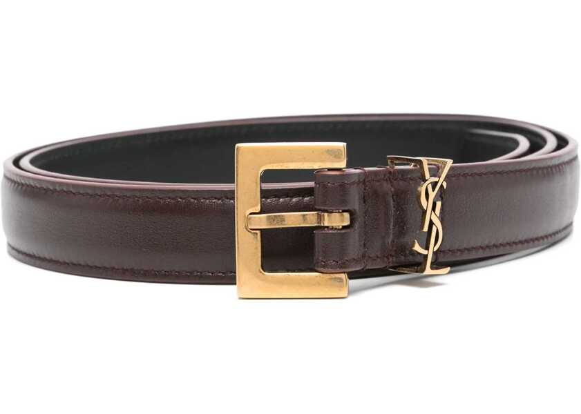 Curele Saint Laurent Cassandre slim Belt POWDER Femei (BM 18712555) 1