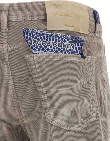 Pantaloni casual Jacob Cohen Corduroy Pants ELEPHANT GREY Barbati (BM 18712621) 5