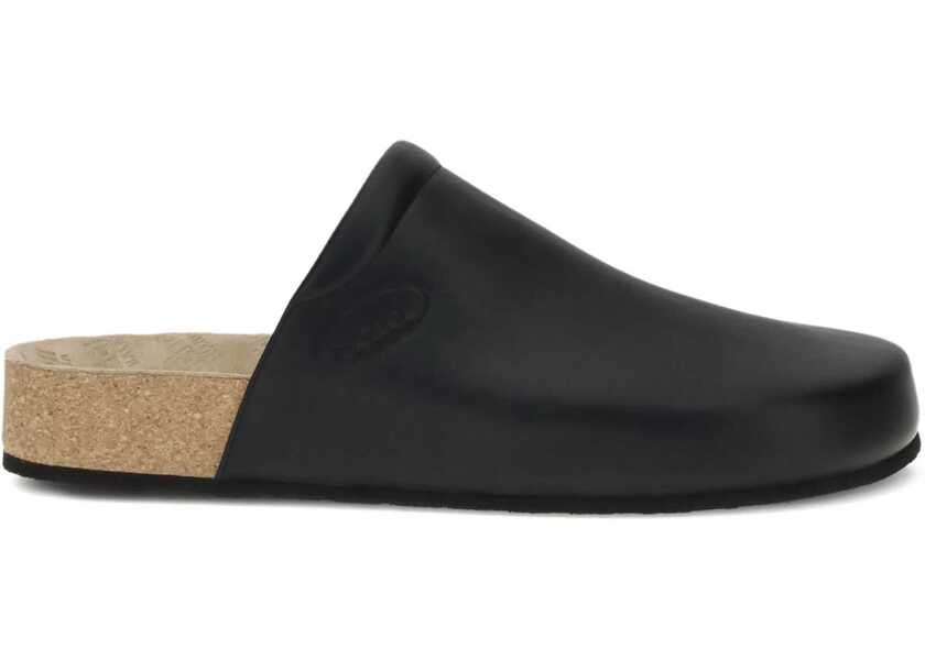 Sandale Balenciaga Leather Mules with cork insole BLACK Barbati (BM 18712627) 1