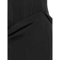 Rochii ROTATE Birger Christensen Dama - Rochii ROTATE Birger Christensen Rotate Birger Christensen Satin Corset Maxi Dress Black Femei (BM 18714117) - B-mall.ro