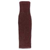 Rochii Rotate Birger Christensen 'Beaded Maxi Tube' Dress Femei