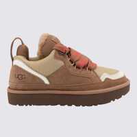 Sneakers UGG Beige Leather Sneakers Femei