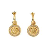 Cercei Versace Versace Crystal La Medusa Greca Earrings