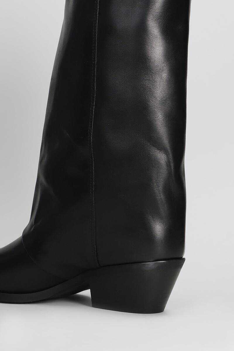 Bocanci Metisse Metisse Texan Boots Black Femei (BM 18715374) 5