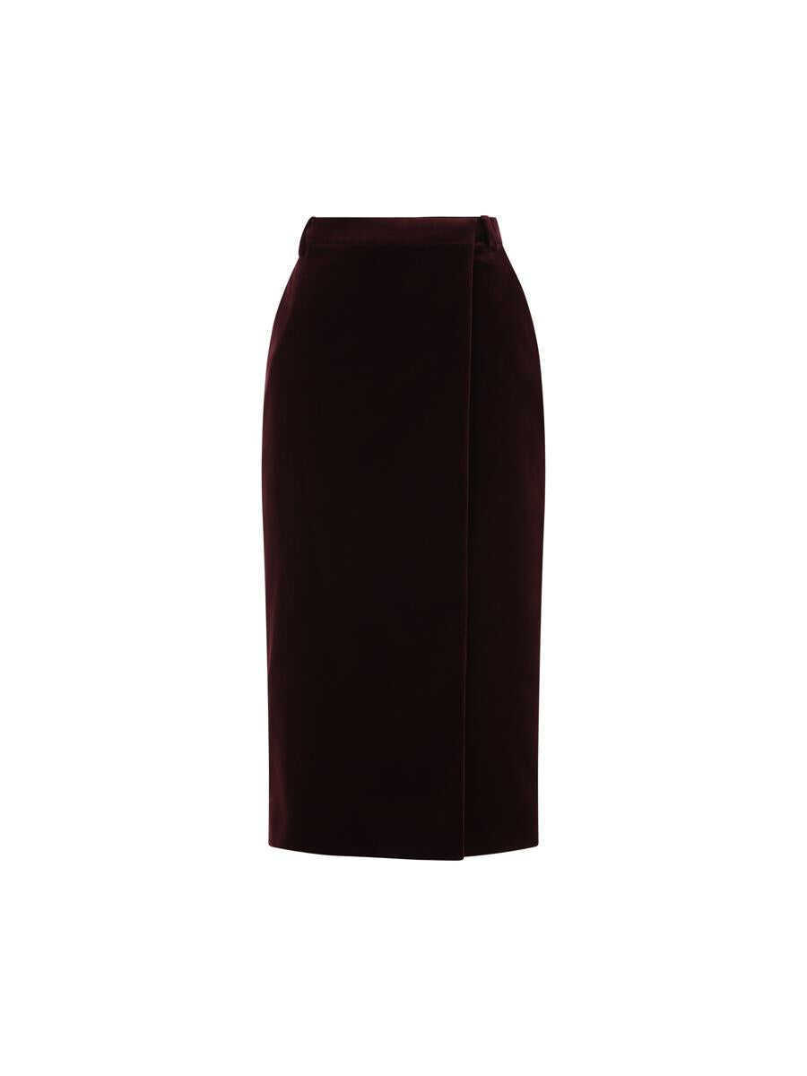 Fuste Saint Laurent Saint Laurent Skirts Purple Femei (BM 18716040) 1