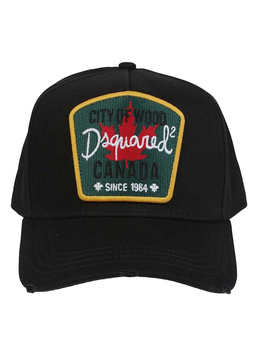 Sepci DSQUARED2 DSQUARED2 Hat Black Barbati (BM 18716871) 1