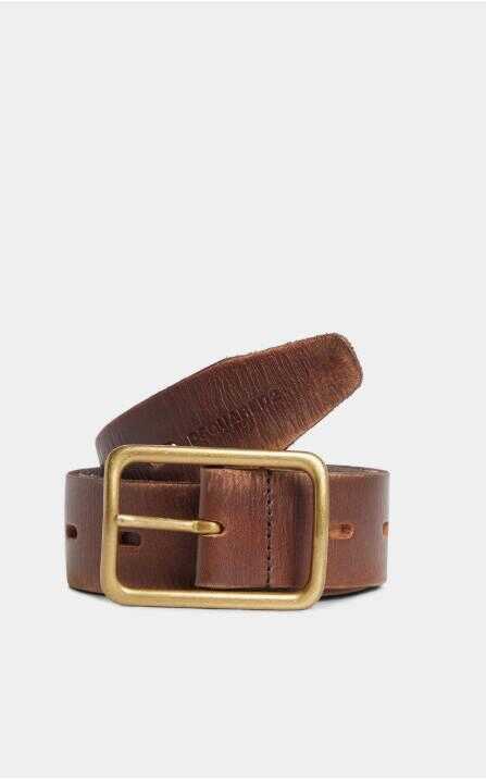 Curele DSQUARED2 DSQUARED2 Buckle Belts MARRONEOTTONE VECCHIO Barbati (BM 18716898) 1