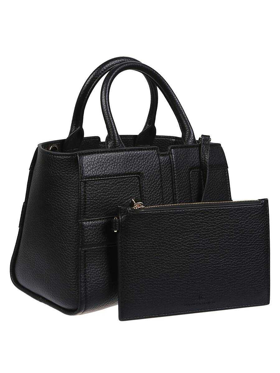 Genti de mana Elisabetta Franchi Elisabetta Franchi Handbag Black Femei (BM 18717078) 3