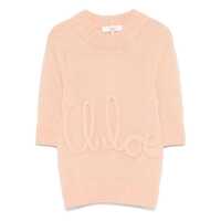 Pulovere Chloé Logo Wool Jumper Femei