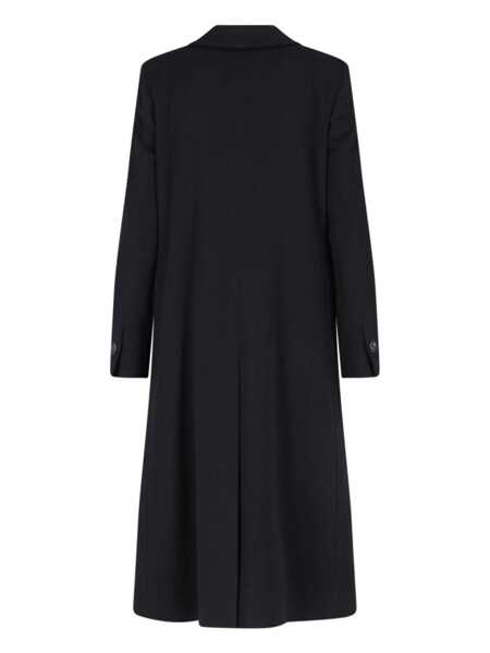 Paltoane Tagliatore Jole Black Double-Breasted Coat With Golden Buttons In Wool Blend Woman Black Femei (BM 18718473) 2