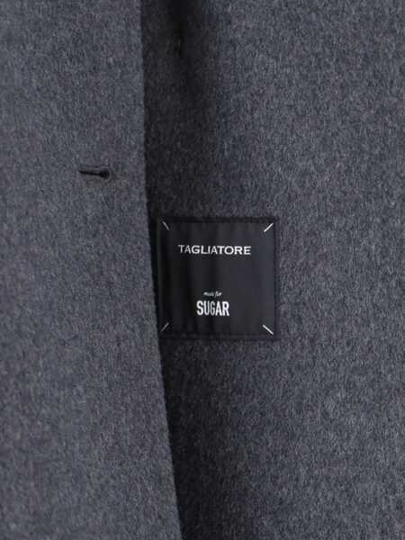 Paltoane Tagliatore Jole Grey Double-Breasted Coat With Golden Buttons In Wool Blend Woman GREY Femei (BM 18718476) 4