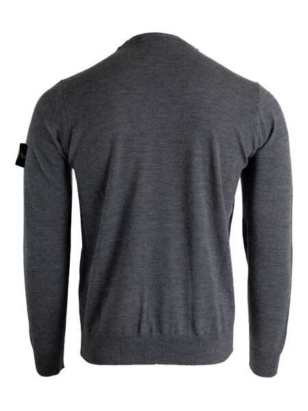 Pulovere Stone Island Stone Island Wool Crewneck Sweater GREY Barbati (BM 18718584) 2
