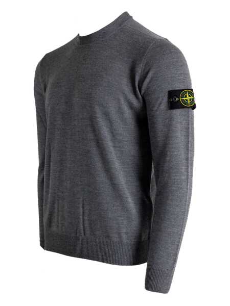 Pulovere Stone Island Stone Island Wool Crewneck Sweater GREY Barbati (BM 18718584) 3
