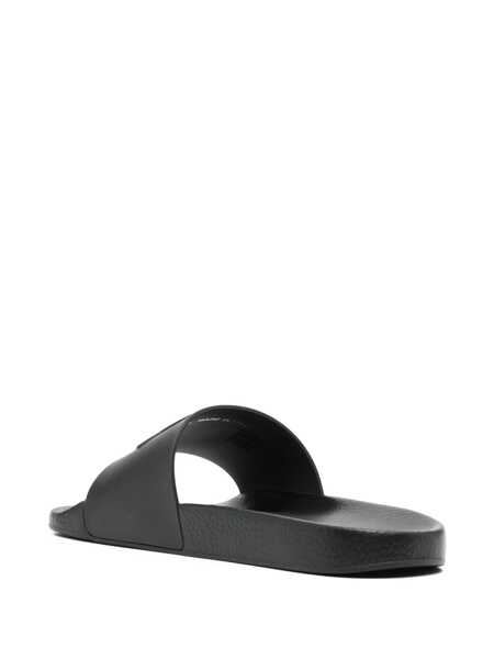 Sandale Moncler Moncler Basile Rubber Slides Black Barbati (BM 18718605) 3