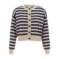 Cardigane Brunello Cucinelli 'Sparkling Stripes' Cardigan Femei