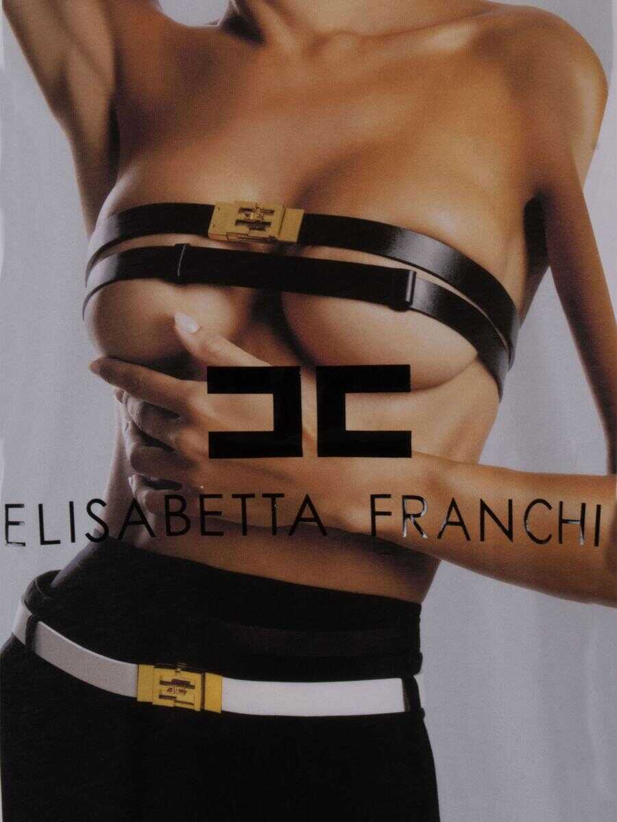 Pulovere Elisabetta Franchi Elisabetta Franchi Girocoll WHITE Femei (BM 18718923) 3