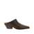 Brunello Cucinelli Brunello Cucinelli Leather Sabot BROWN