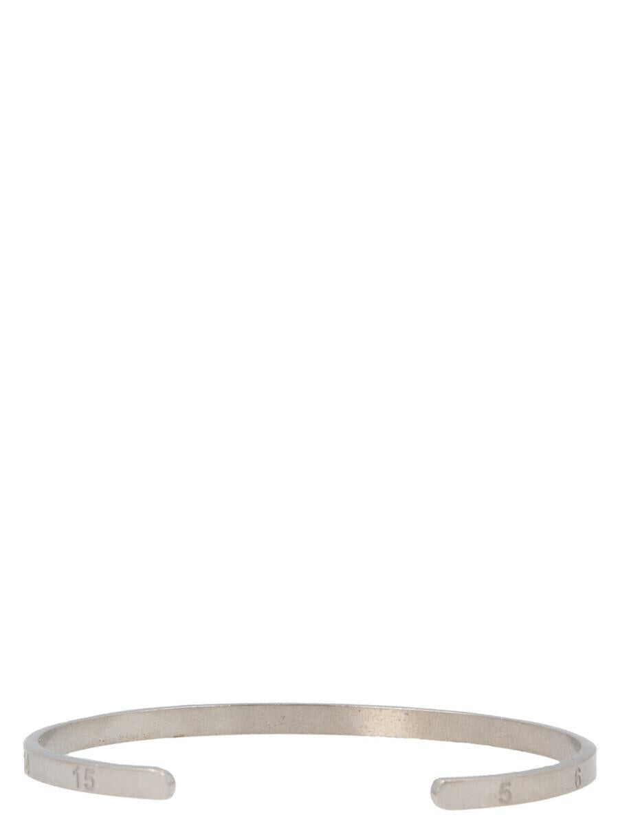 Bratari Maison Margiela Maison Margiela Logo Bracelet SILVER Femei (BM 18720078) 2