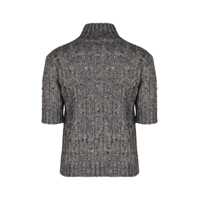 Pulovere Max Mara Dama - Pulovere Max Mara S Max Mara Sorbona Short Sleeve Sweater GREY Femei (BM 18720126) - B-mall.ro