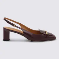 Pantofi cu toc Tod'S Brown Leather Pumps Femei