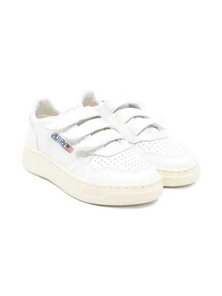 Sneakers AUTRY KIDSTRIPES LOW KID LEAT/FOUR WHT/WHT SNEAKERS White Fete (BM 18720834) 1