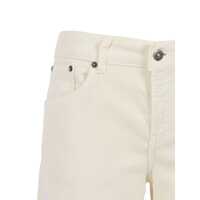 Blugi Dondup Dama - Blugi drepti Dondup MARLEN PANTS White Femei (BM 18720882) - B-mall.ro