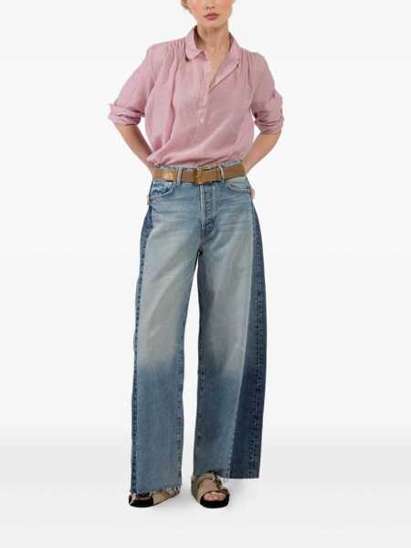 Blugi drepti MOTHER DENIM Jeans Blue Femei (BM 18720909) 2