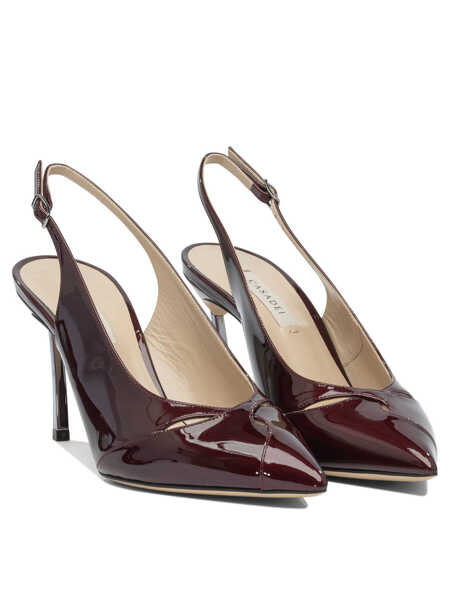 Pantofi cu toc Casadei Samurai Blade 80mm Slingback Bordeaux Femei (BM 18720933) 2