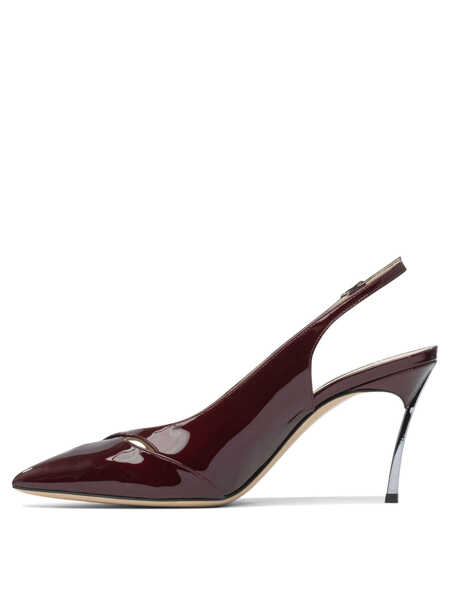 Pantofi cu toc Casadei Samurai Blade 80mm Slingback Bordeaux Femei (BM 18720933) 3