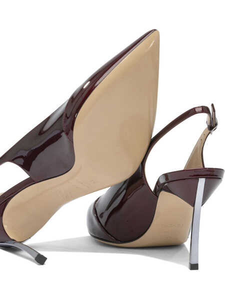 Pantofi cu toc Casadei Samurai Blade 80mm Slingback Bordeaux Femei (BM 18720933) 5