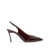 Casadei "Samurai Blade" 80mm Slingback Bordeaux