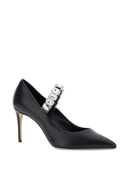 Pantofi cu toc Casadei Julia Minorca 80mm pumps Black Femei (BM 18720936) 4