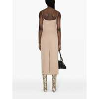 Rochii elegante Dama - Rochii elegante THE ATTICO Gabardine midi dress Beige Femei (BM 18721002) - B-mall.ro