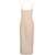 THE ATTICO Gabardine midi dress Beige