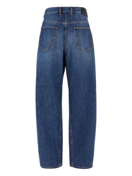Blugi drepti Givenchy Wide leg jeans Blue Barbati (BM 18721050) 2