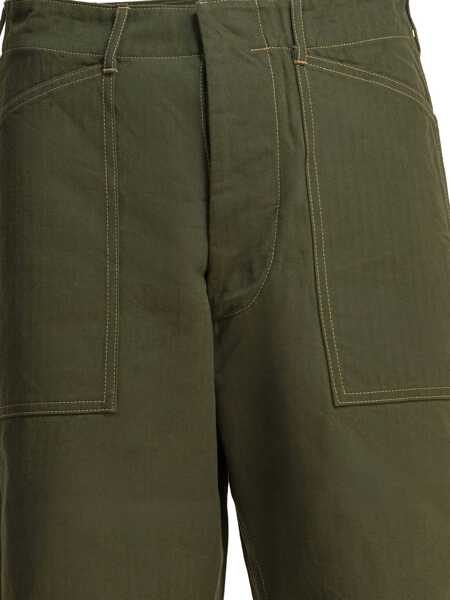 Pantaloni casual Buzz RicksonS M-1941 Herringbone pants Green Barbati (BM 18721062) 2