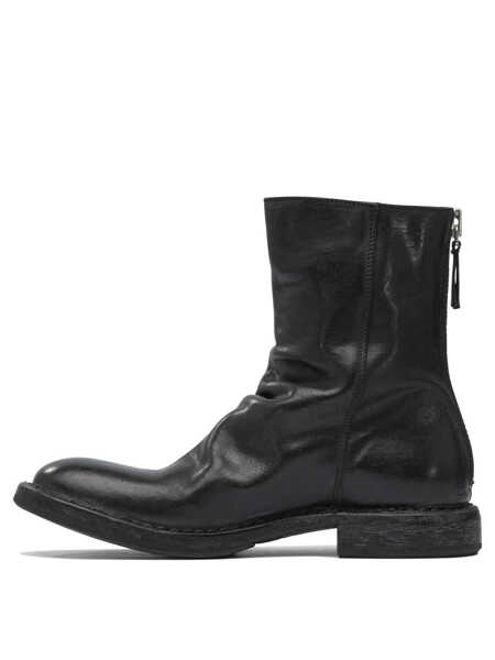 Botine MOMA Minsk zippered ankle boots Black Femei (BM 18721080) 3