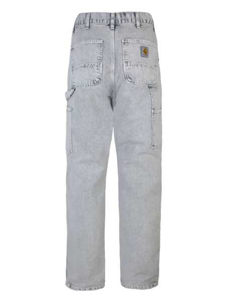 Pantaloni casual Carhartt Single Knee Pants Light blue Barbati (BM 18721119) 2