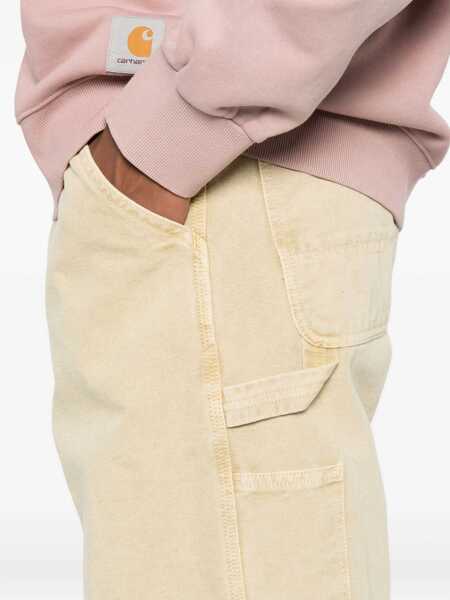 Pantaloni casual Carhartt Single Knee Pants Beige Barbati (BM 18721131) 5