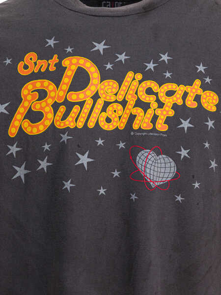 Tricouri SAINT M Short-sleeved cotton t-shirt Black Barbati (BM 18721185) 3